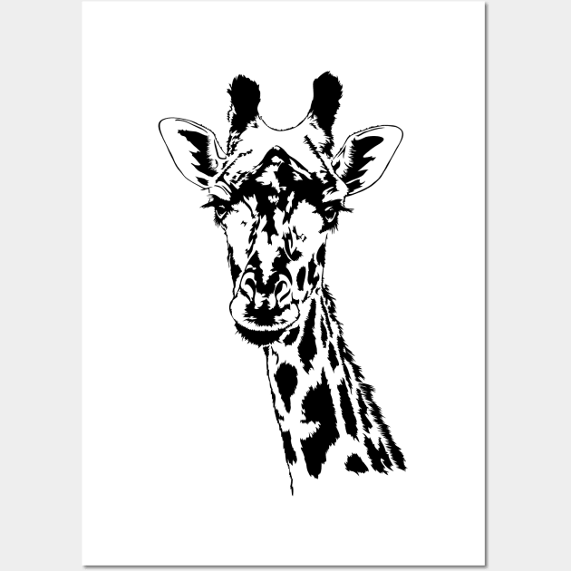 Giraffe Safari Africa Animal Zoo Keeper gift Wall Art by wilsigns